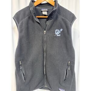 Patagonia Synchilla Men's Full Zip Fleece Vest Black • Large W/embroidered CC